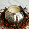 Mercury Glass Pumpkin Candle