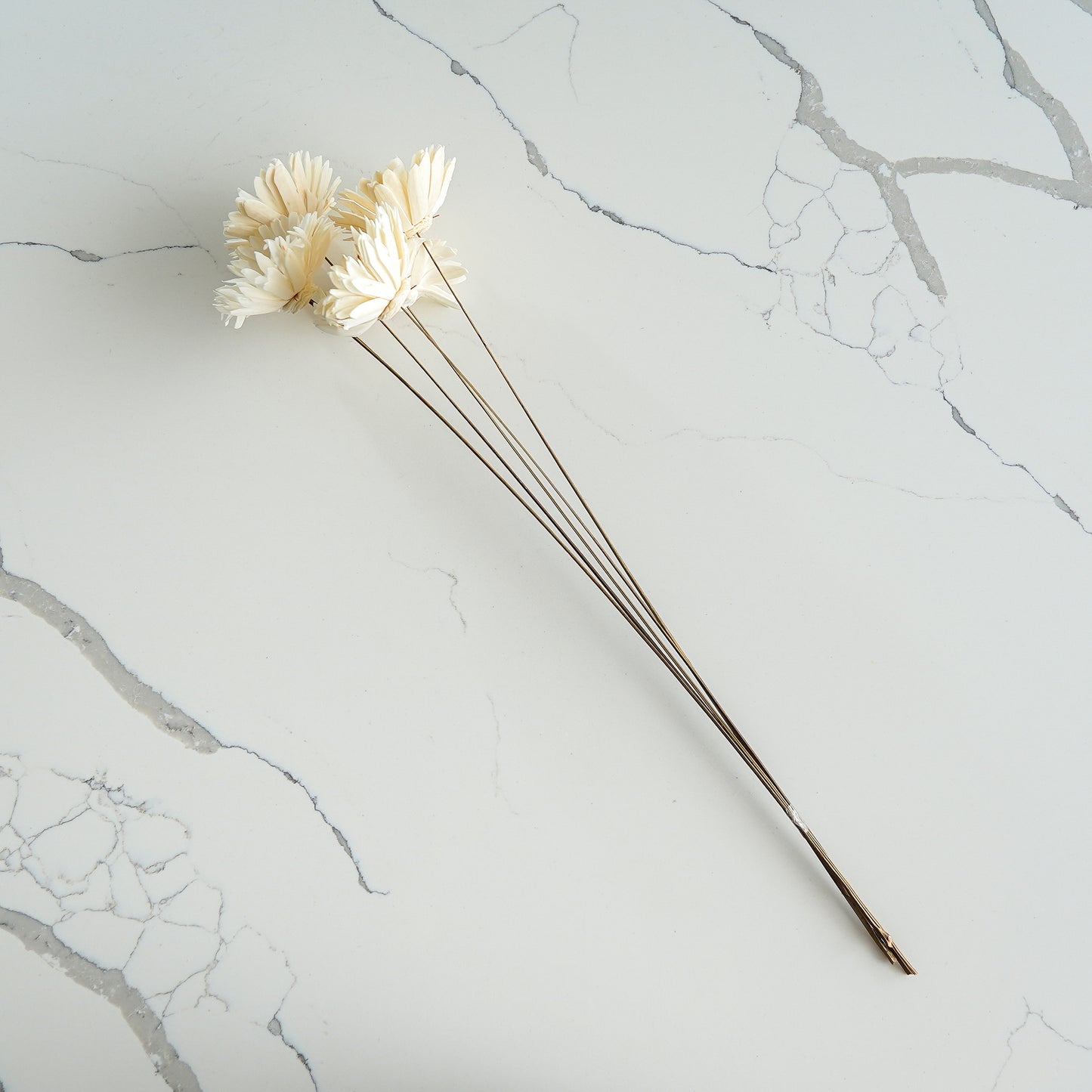 Faux Dried Sunflower Bunch