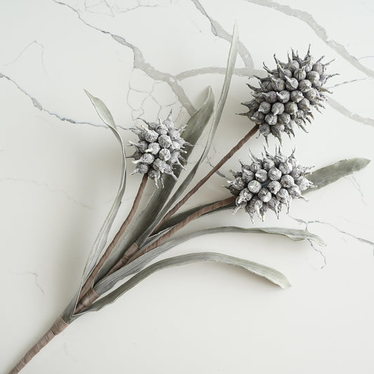 Faux Foam Pod Pick | Sage Grey