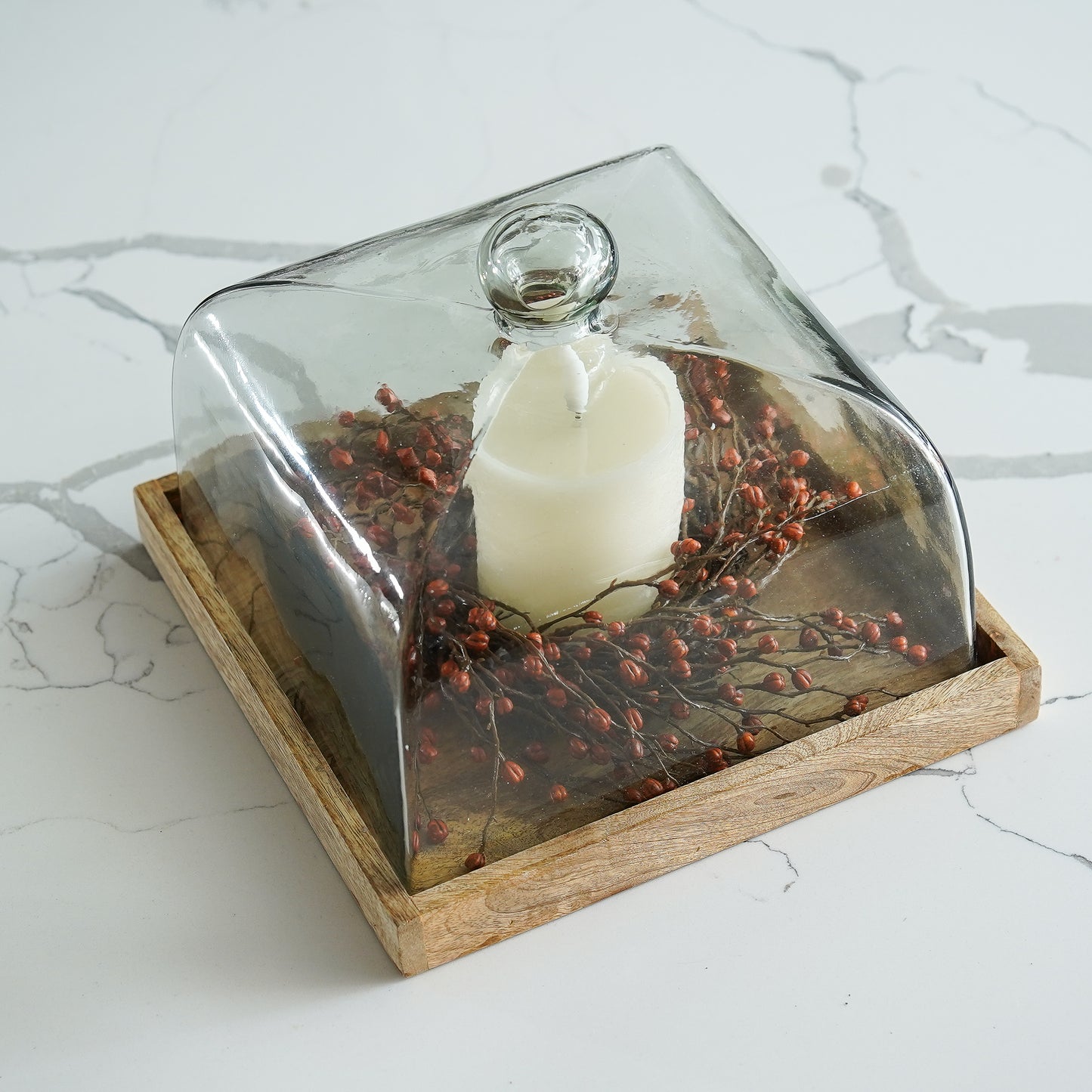 Mini Pumpkin Berries Candle Ring