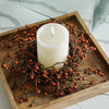 Mini Pumpkin Berries Candle Ring