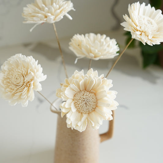 Faux Dried Sunflower Bunch