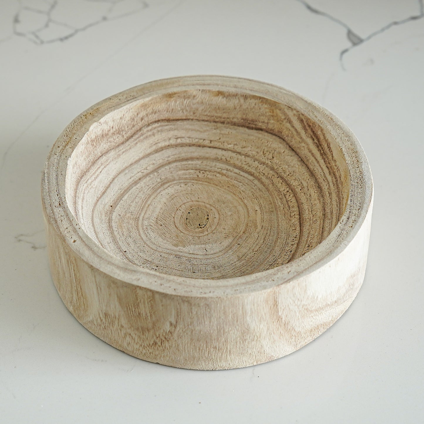 Emma Wood Carved Natural Bowl