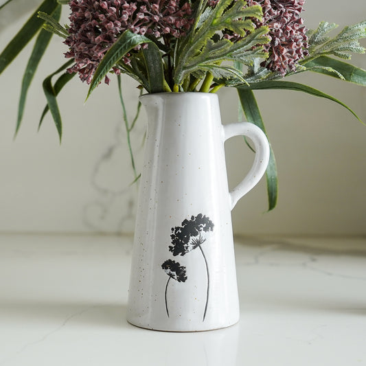 Dandelion Pattern Mini Pitcher Vase