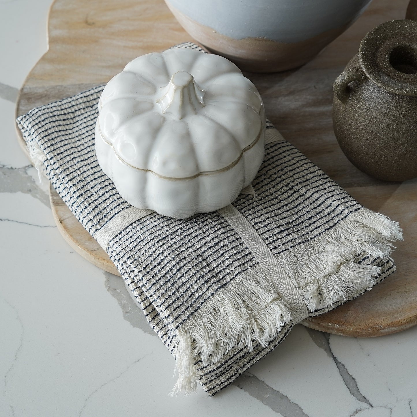 Reactive Glaze Pumpkin Bowl