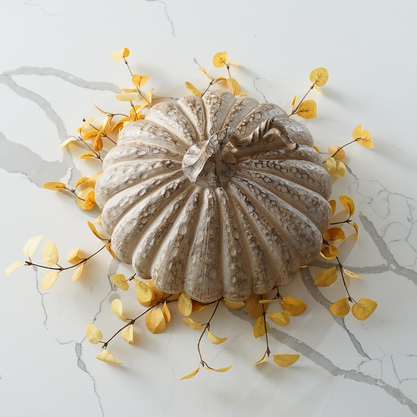 Mustard Fall Candle Ring | 16”