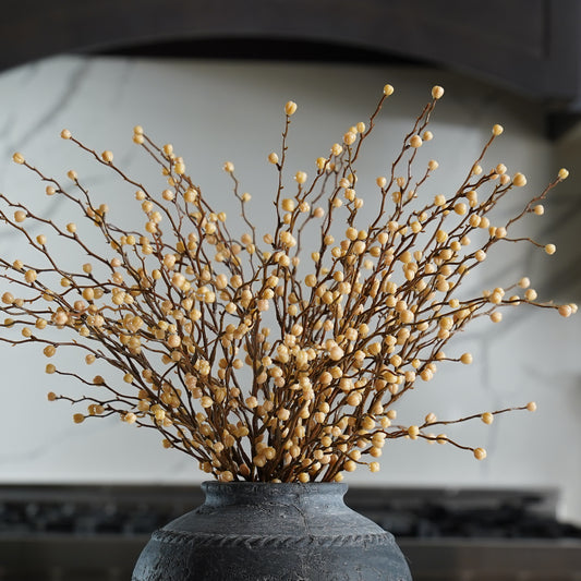 Cream Harvest Berry Pick | 16"