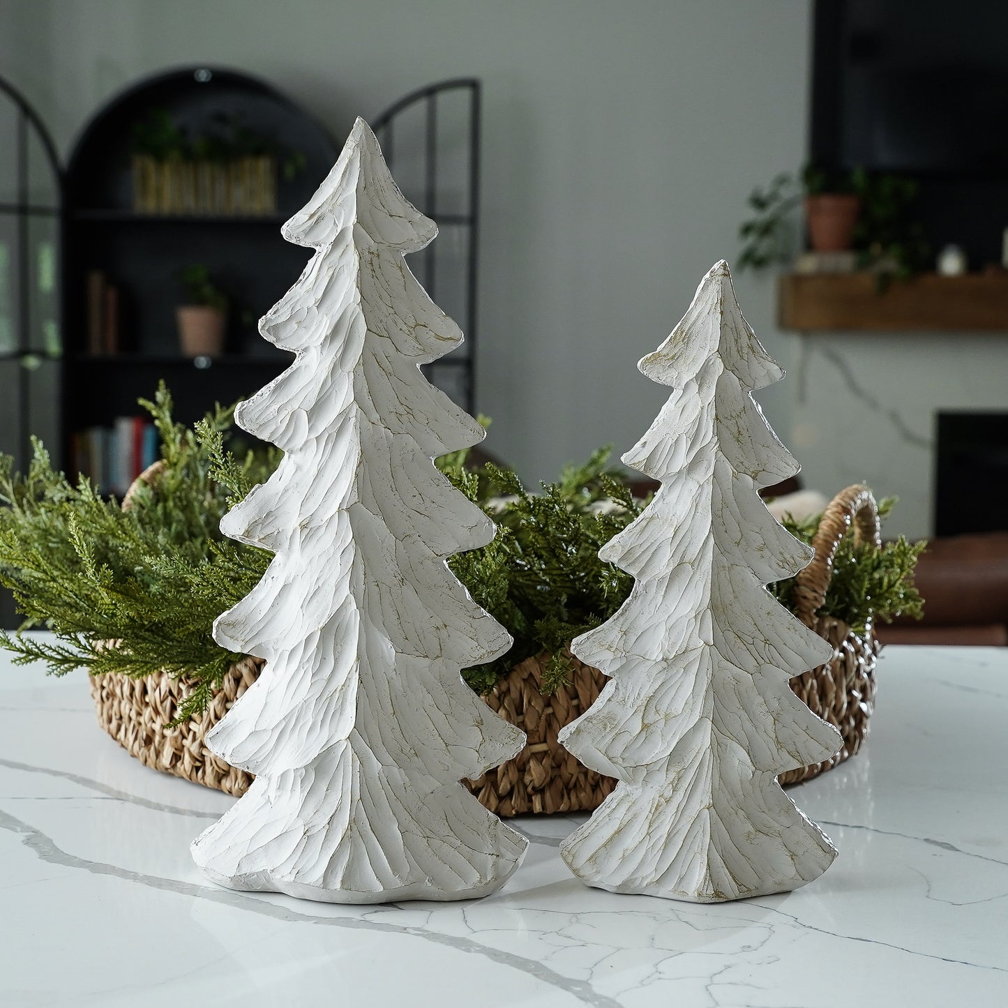 Whitewashed Tree | Decorative Winter Tree