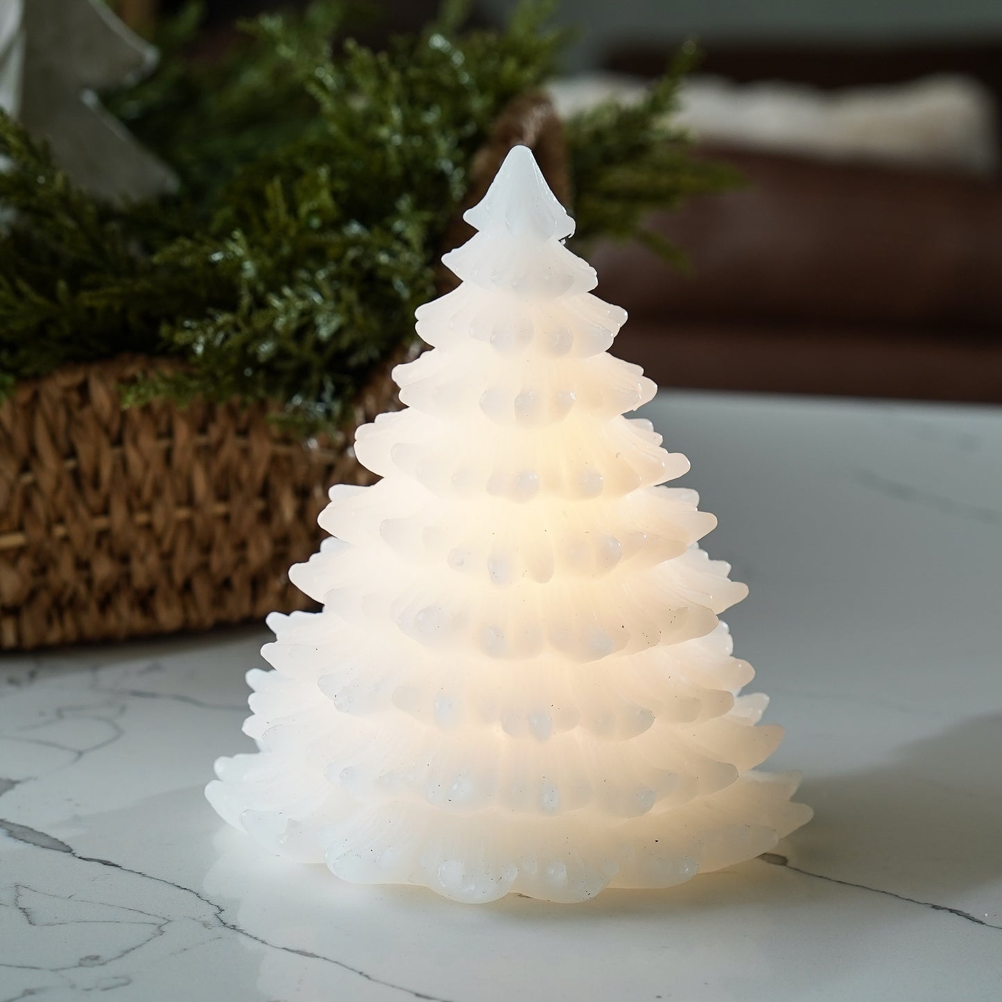 White LED Christmas Tree Candle