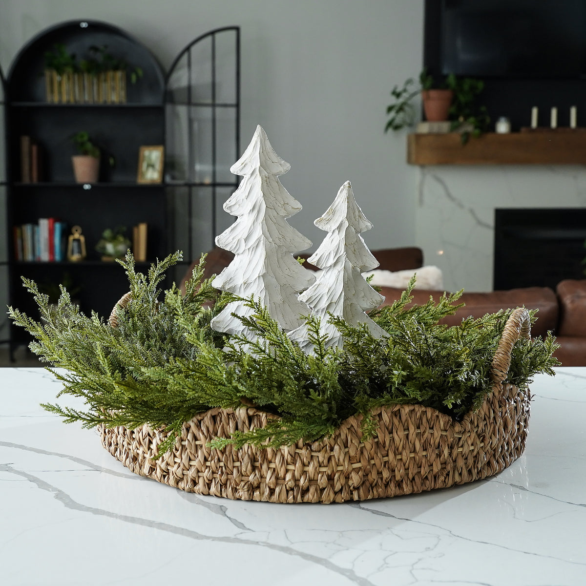 Whitewashed Tree | Decorative Winter Tree