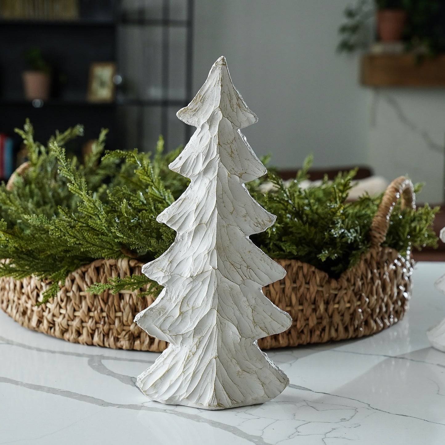 Whitewashed Tree | Decorative Winter Tree