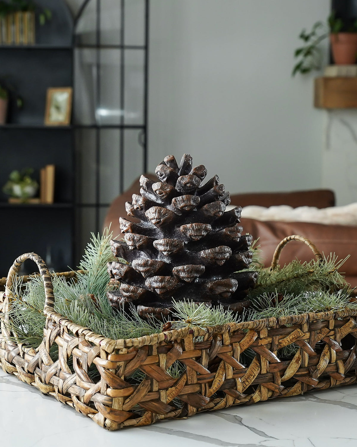 Resin Decorative Pinecone