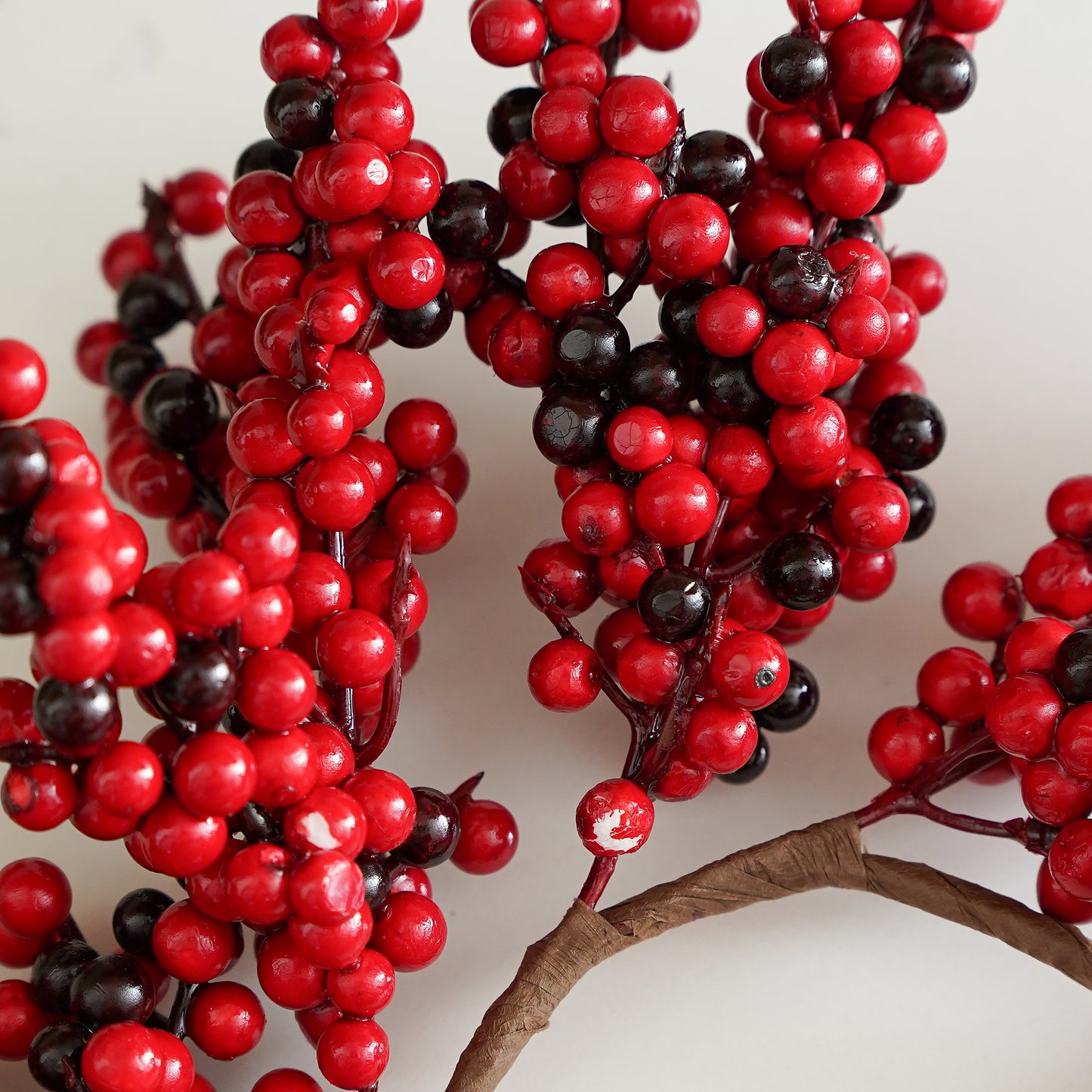 Red & Burgundy Holiday Candle Ring