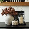 Glass and Iron Hurricane Lantern | Large Candle Holder