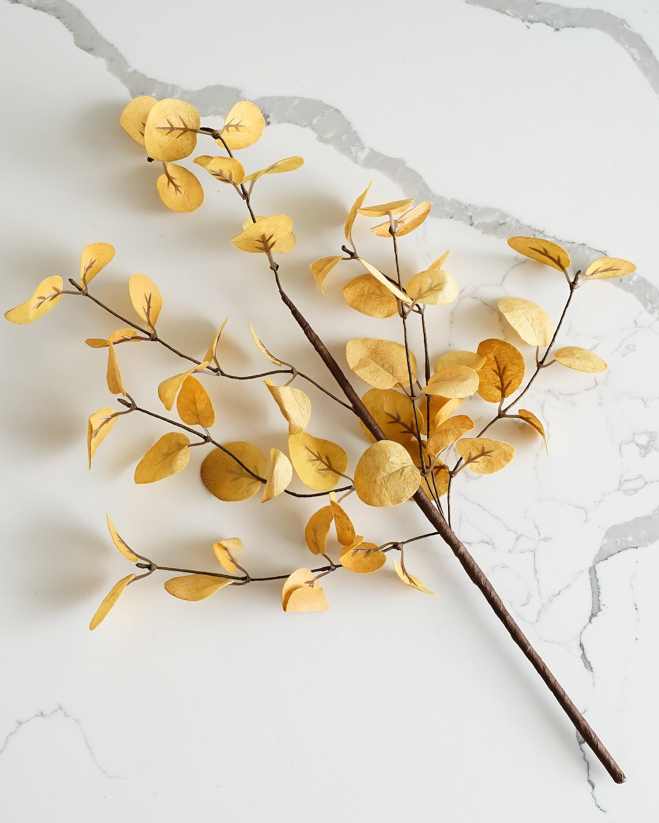 Felt Eucalyptus Leaf Pick | Mustard