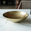 Maxwell Gold Deco Bowl | Brushed Gold Accent