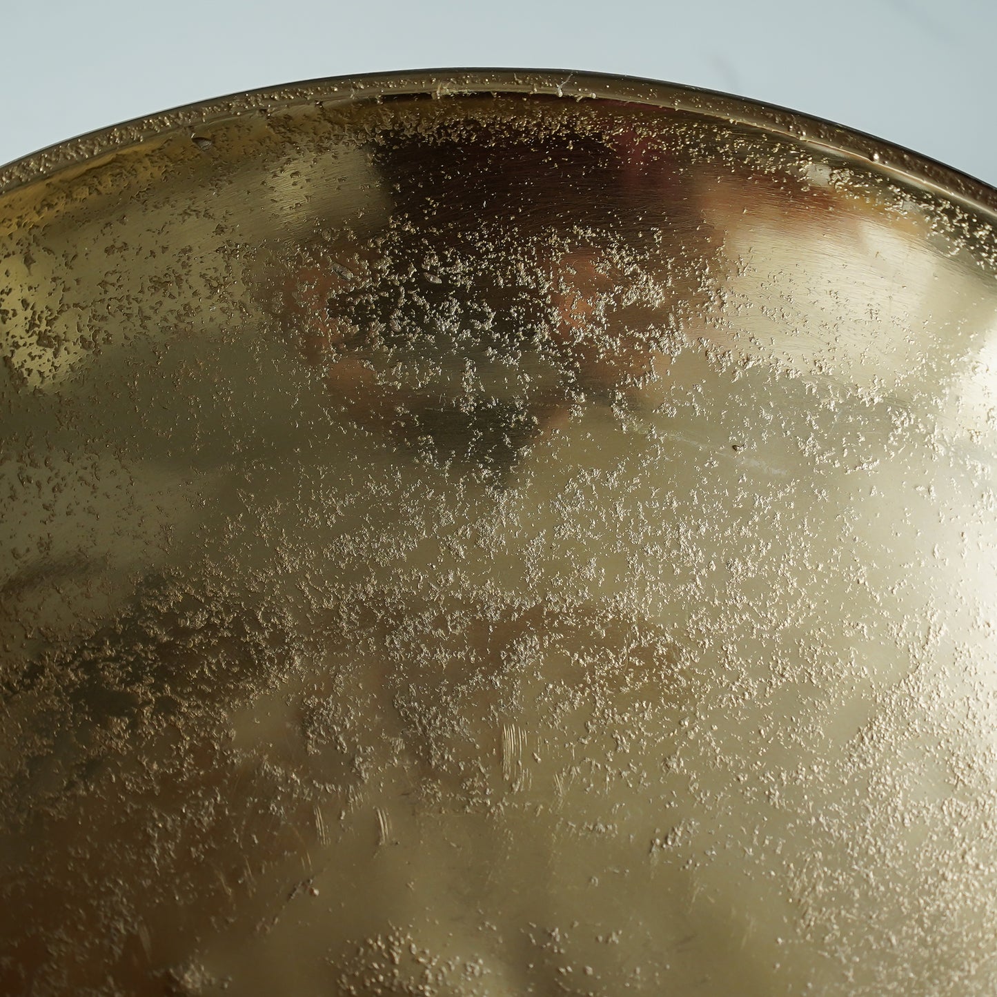 Maxwell Gold Deco Bowl | Brushed Gold Accent