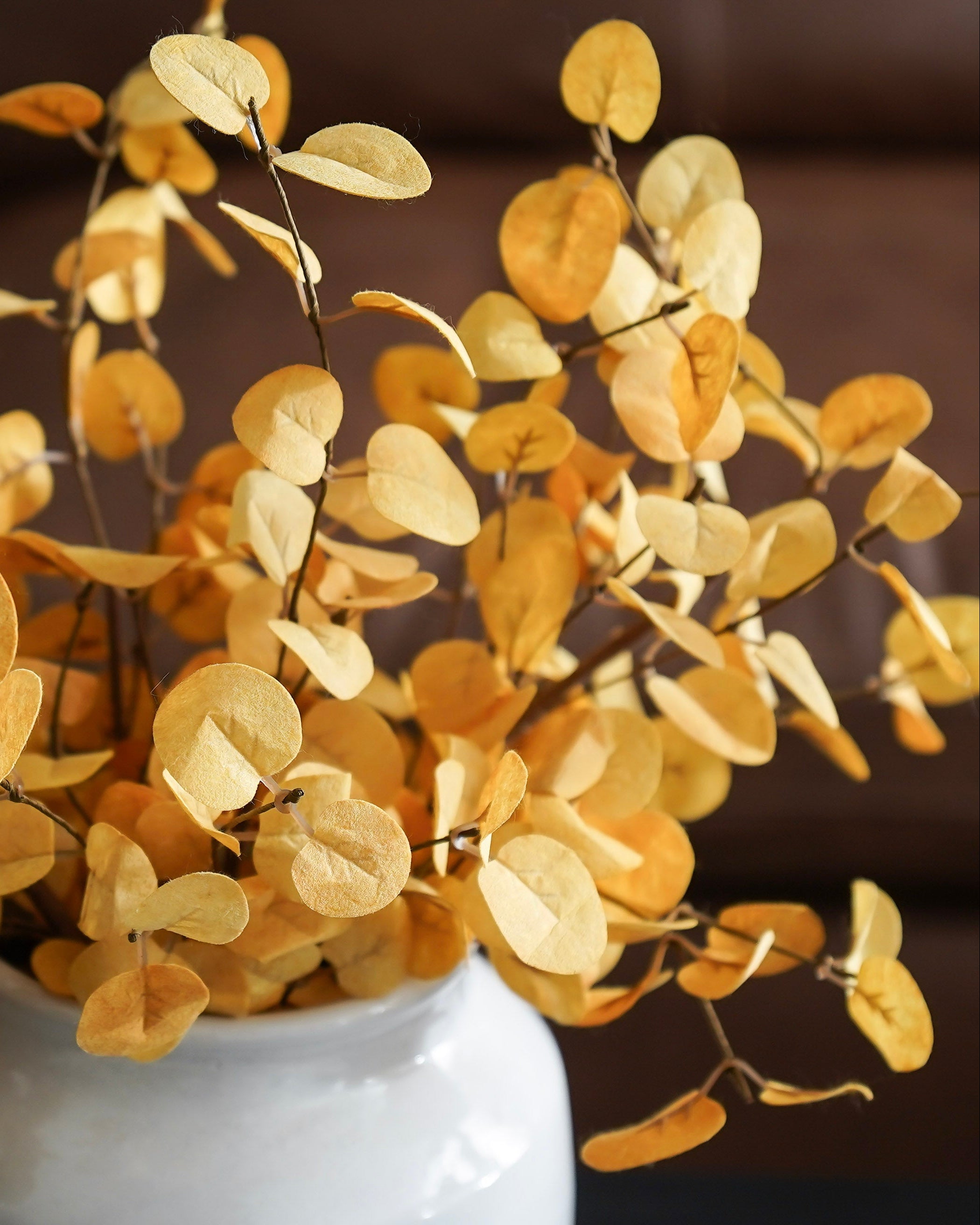 Felt Eucalyptus Leaf Pick | Mustard
