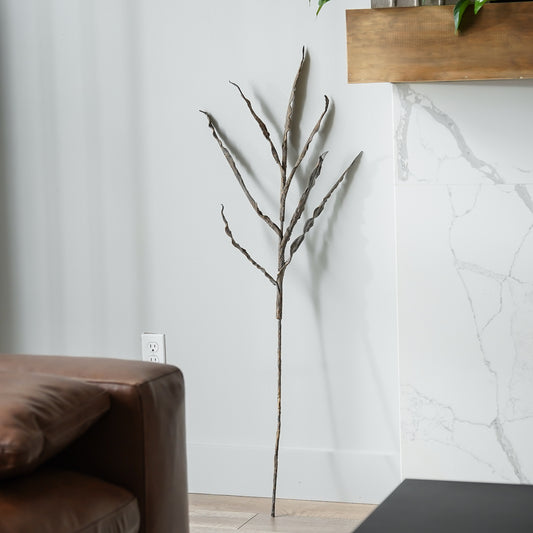 Faux Botanical Stem | Taupe Neutral Faux Branch