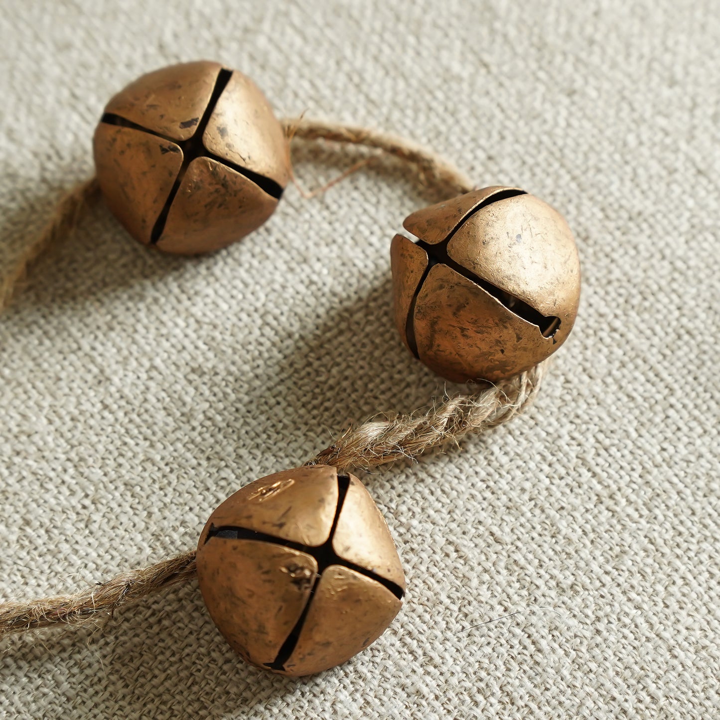 Luna Gold Bell Garland Holiday Decoration