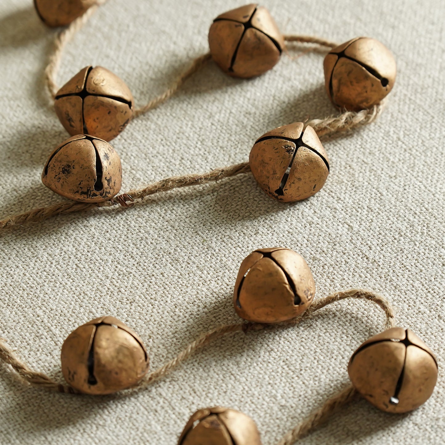 Luna Gold Bell Garland Holiday Decoration