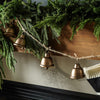 Vintage-Style Metal Holiday Bell Garland