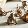 Vintage-Style Metal Holiday Bell Garland