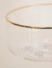 Gold Rim Coupe Glass