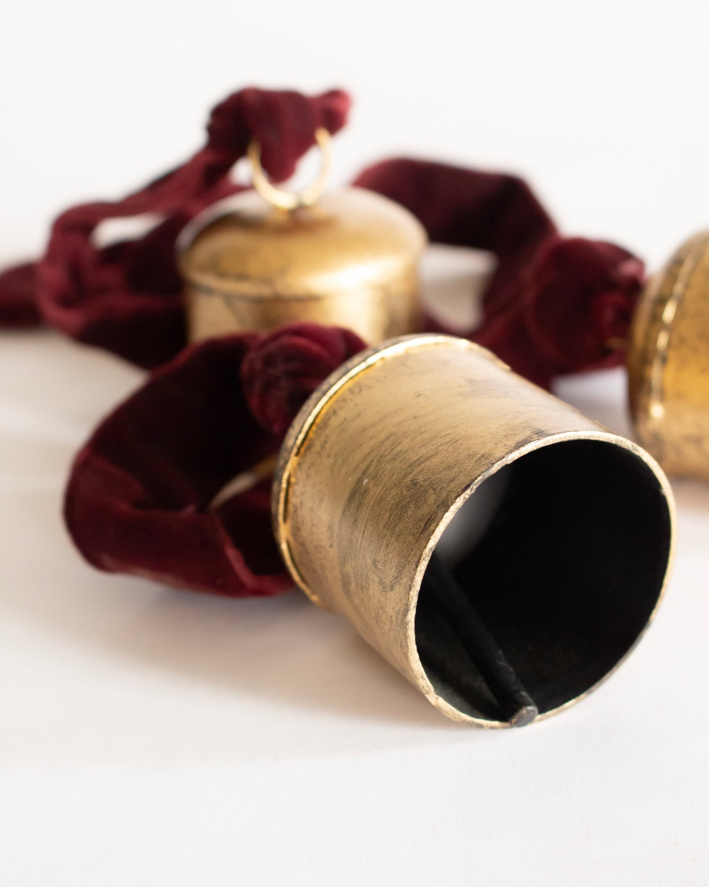 Eloise Maroon Velvet Bell Hanger