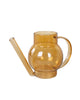 Amber Glass Watering Pitcher