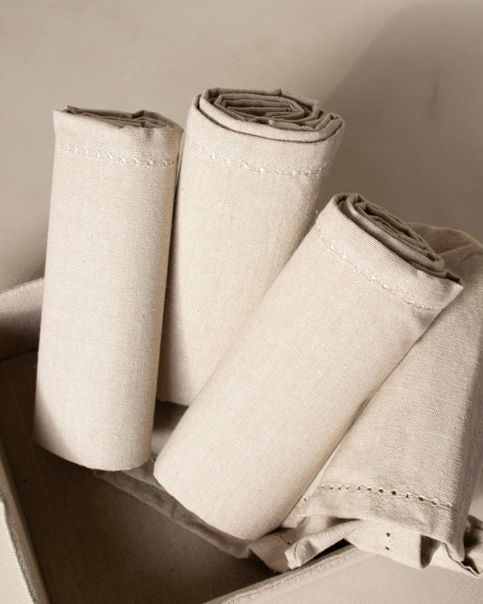 Beige Napkin Gift Set