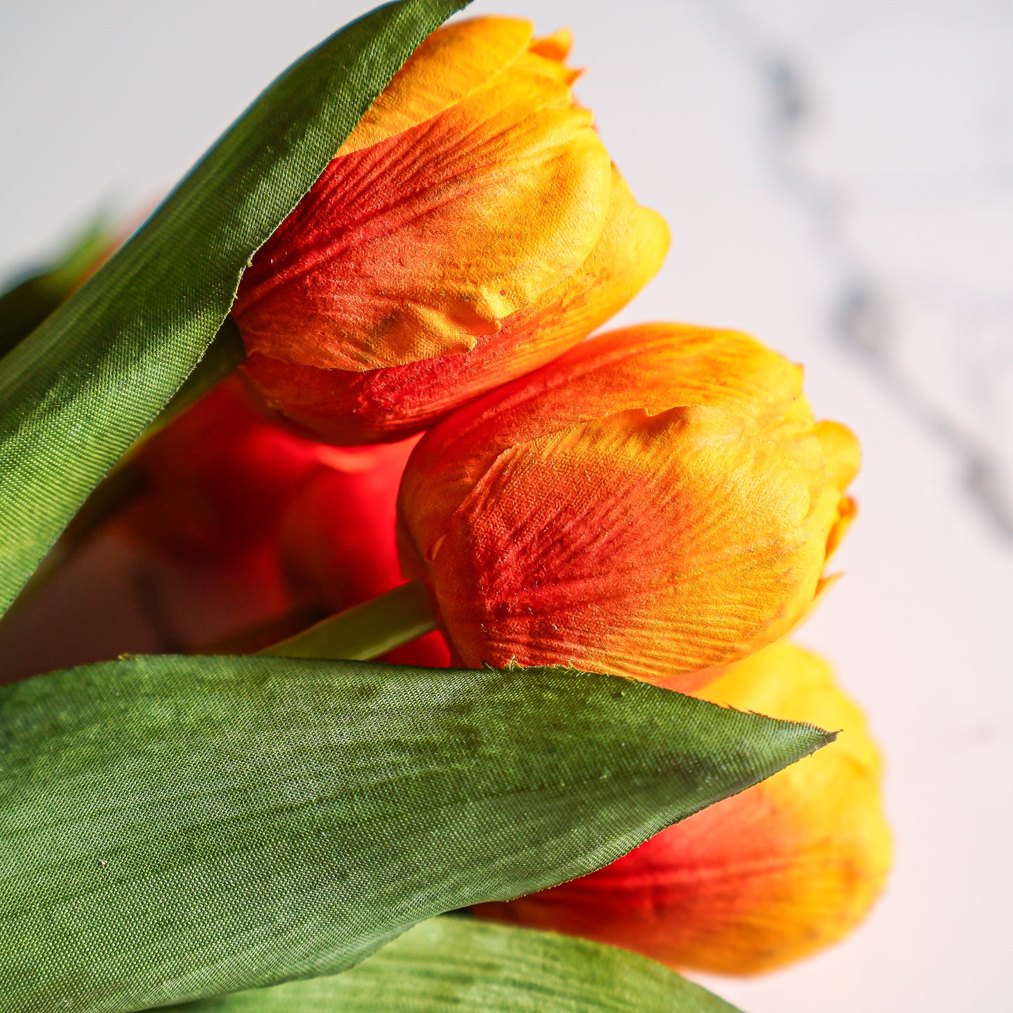 Real Touch Hybrid Tulip Bundle | Orange