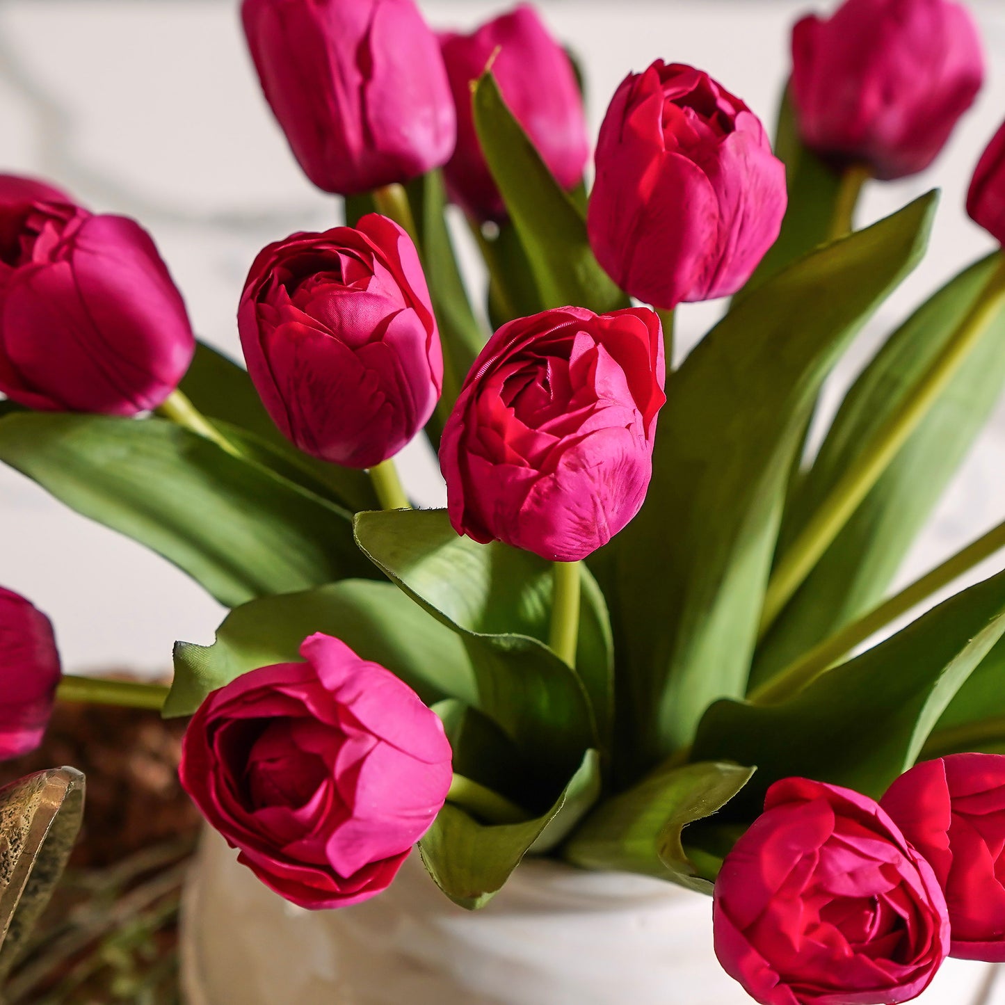 Real Touch Hybrid Tulip Bundle | Fuchsia