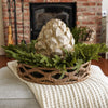 Winter Decorative Pinecone Accent