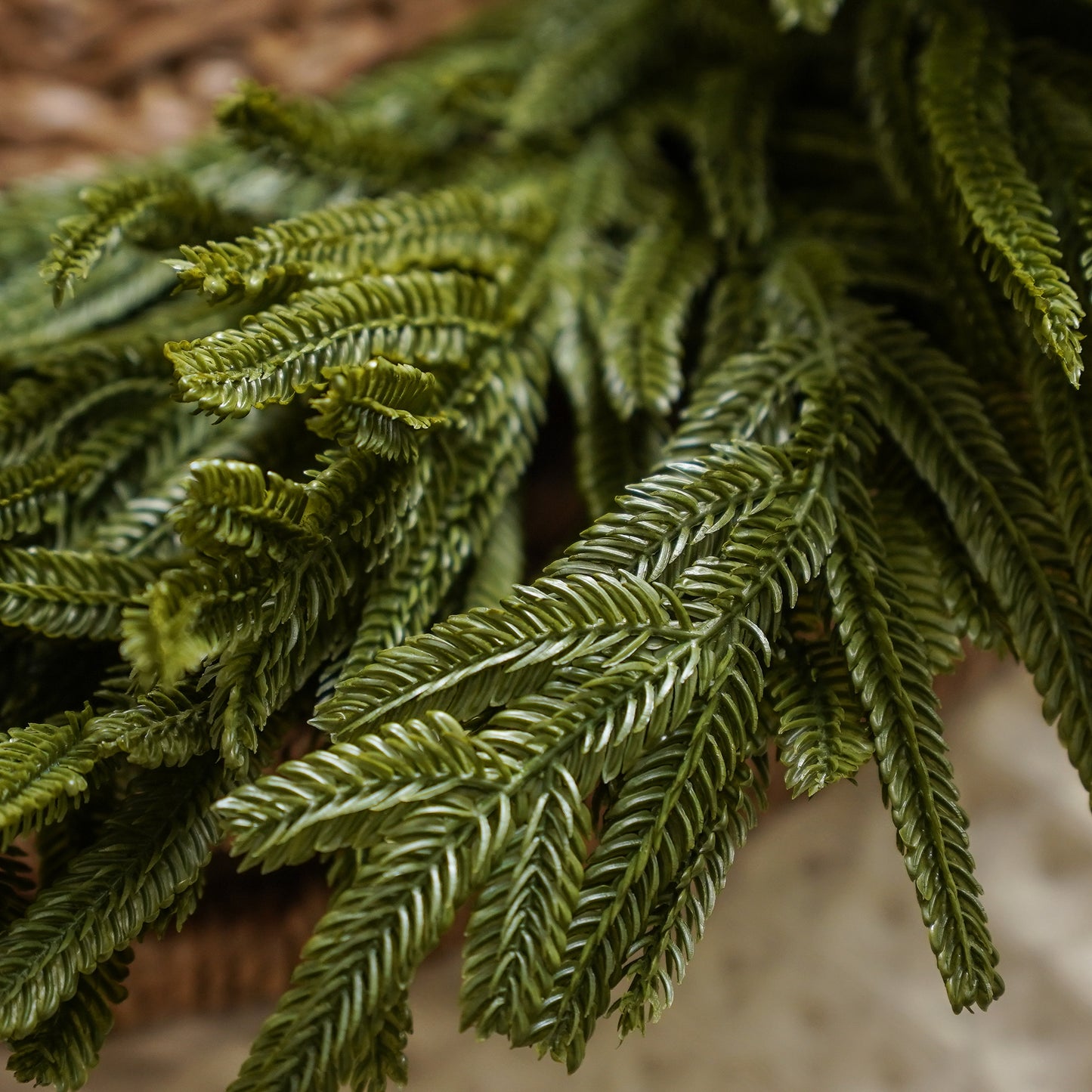 Real Touch Blissful Norfolk Pine Wreath