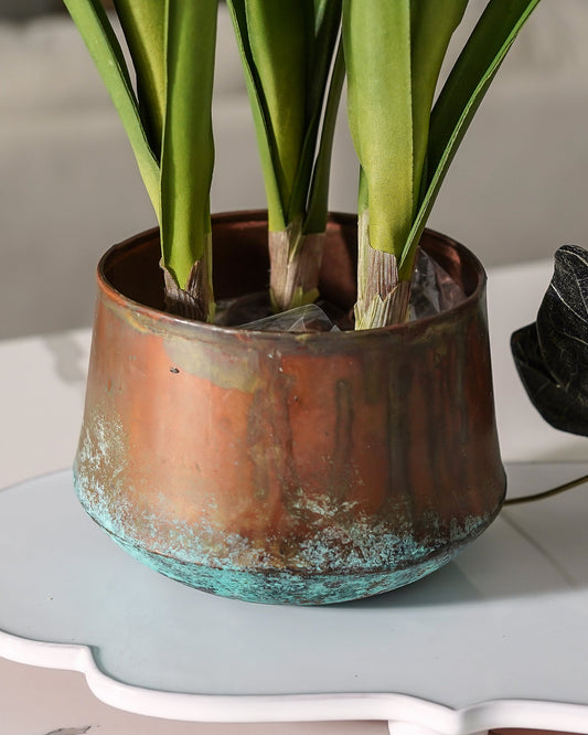 Copper Patina Pot | Small