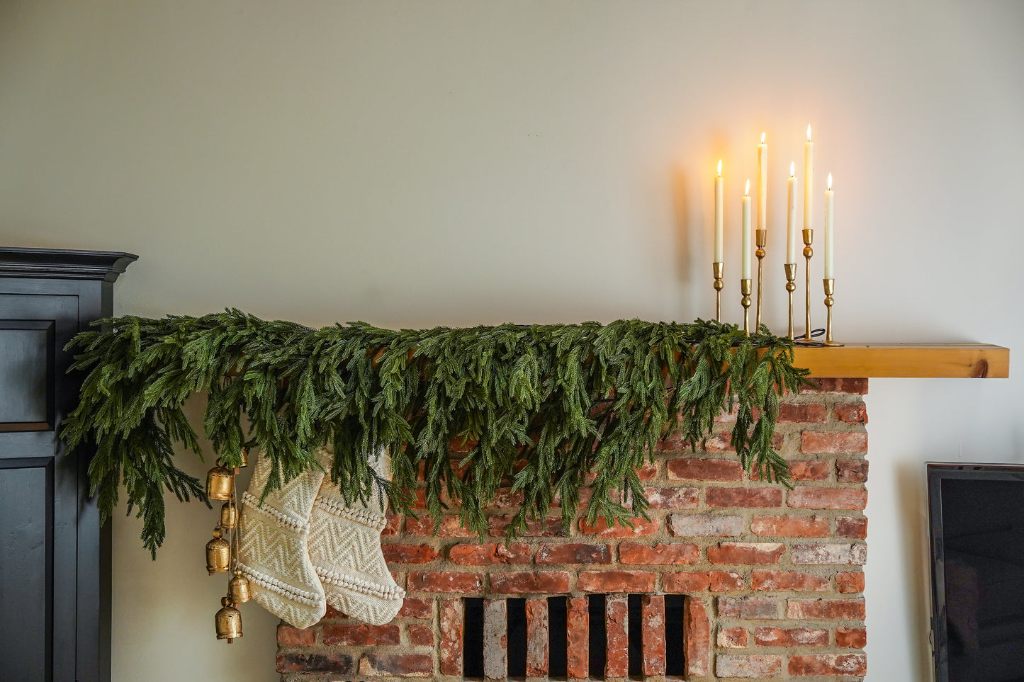 Real Touch Blissful Norfolk Pine Draping Garland | 6'