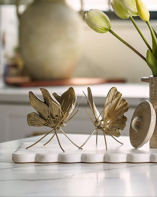 Champagne Gold Butterfly