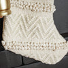 Woven Cotton Blend Stocking