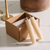 Pleated Taper Candles | Box of 12