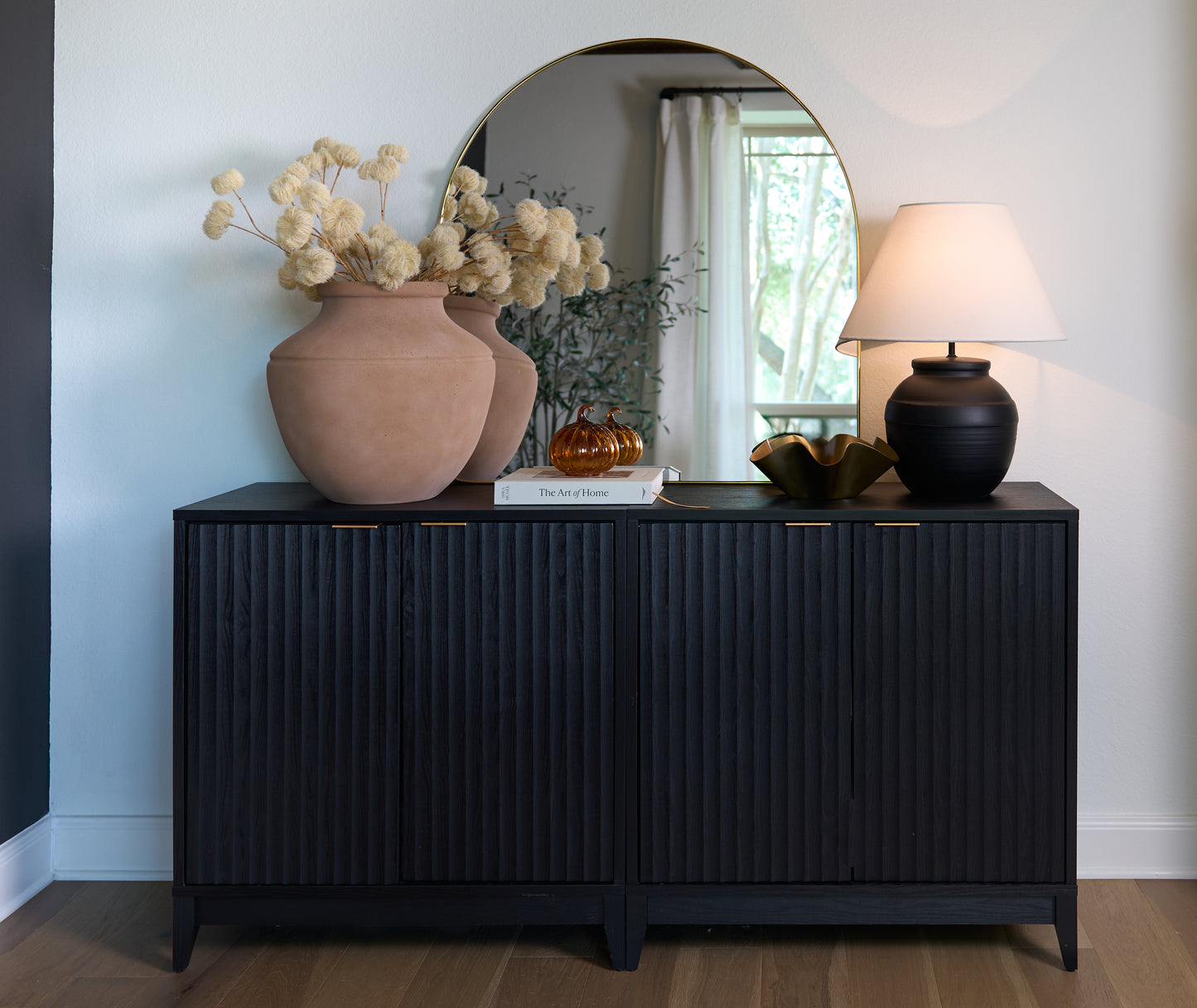 Axel Oversized Clay-Style Vase | Round Decorative Vessel