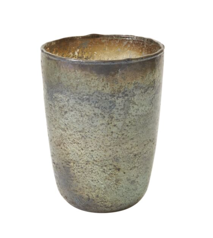 Vintage Glass Votive Candle Holder