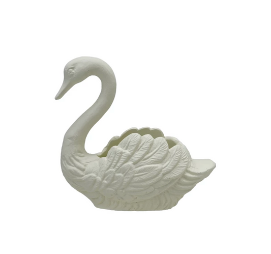 Cast Iron Swan Accent