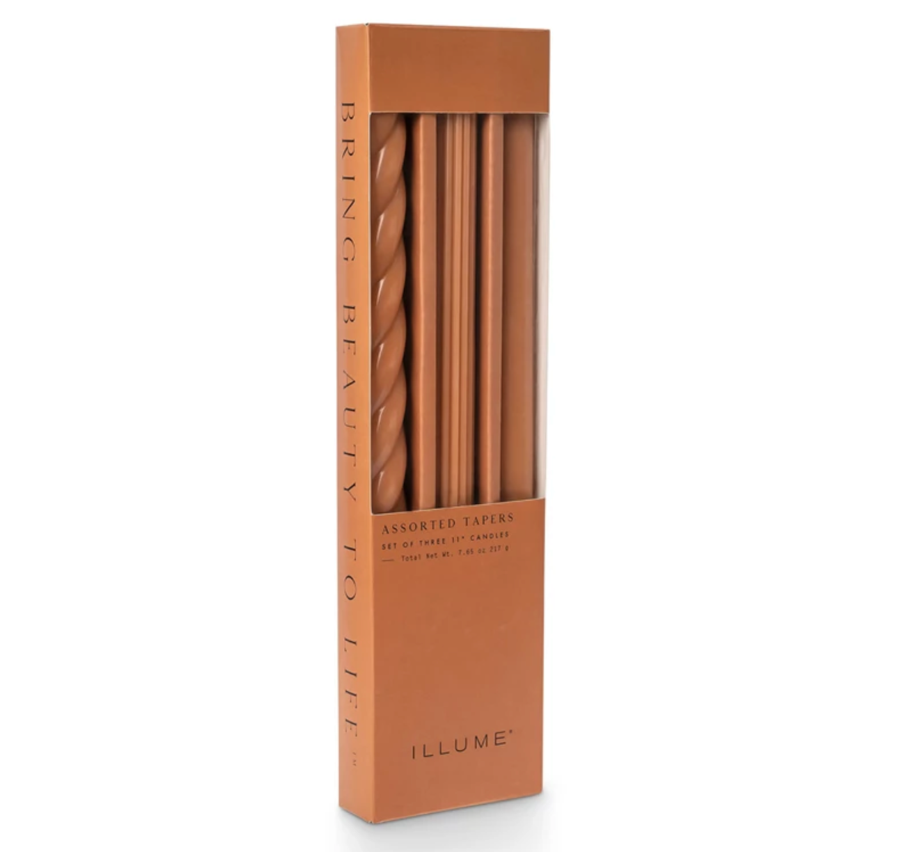 Assorted Taper Candle Box | Terra Cotta