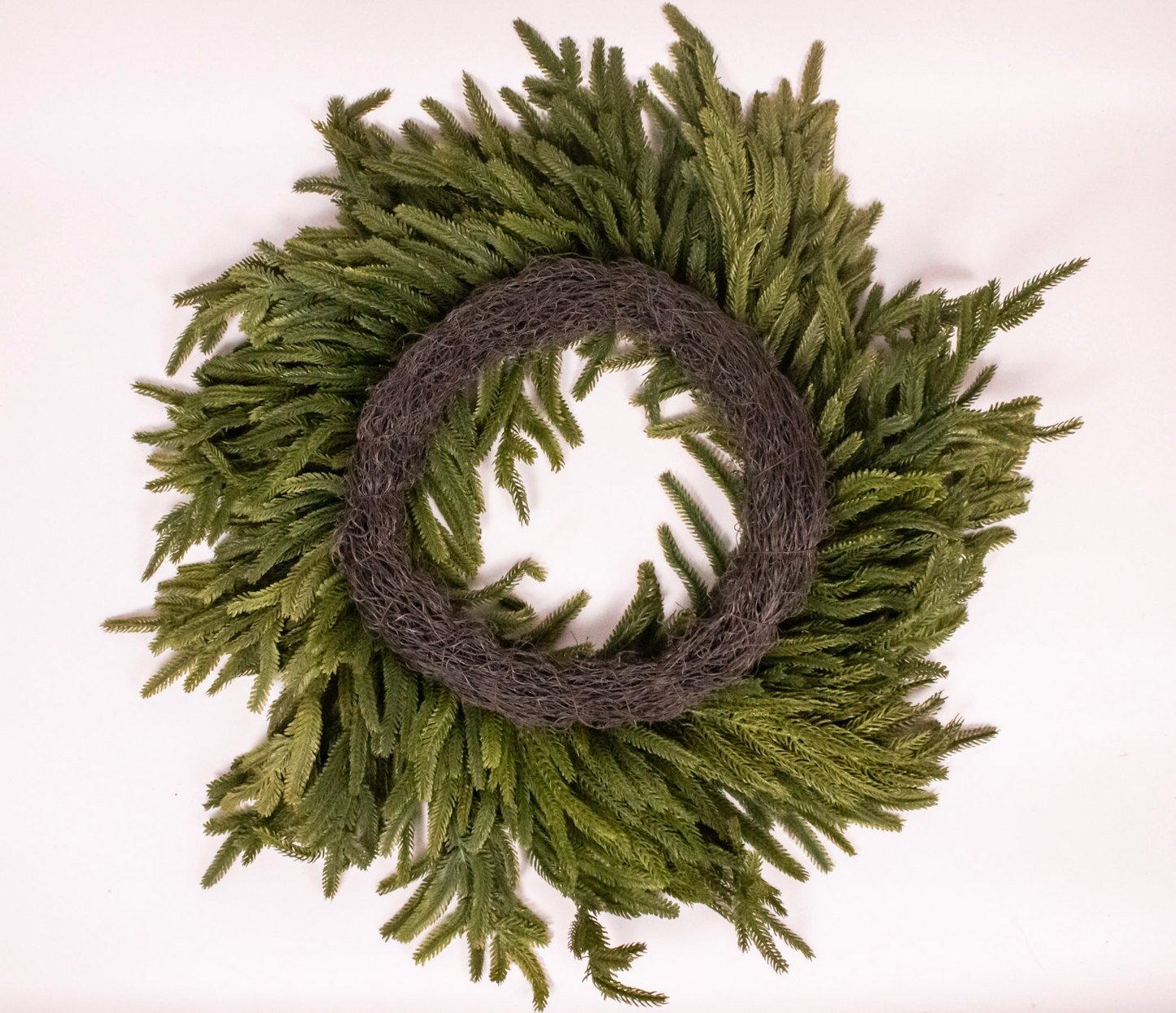 Real Touch Blissful Norfolk Haven Wreath