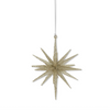 Champagne Glitter Star Ornament