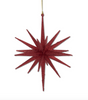 Red Glitter Star Ornament