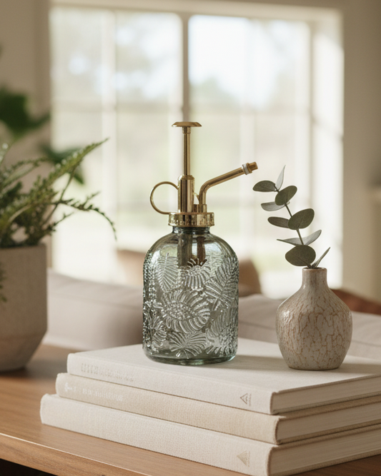 Smoked Leaf Glass Mister