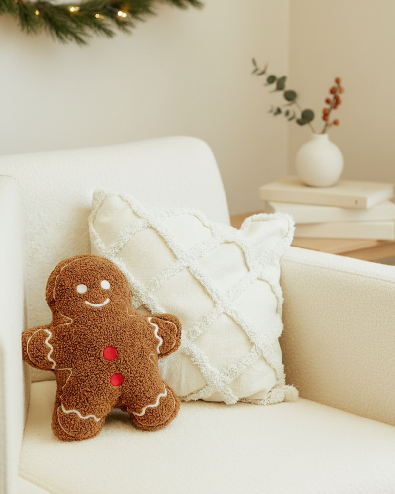 Gingerbread Man Pillow