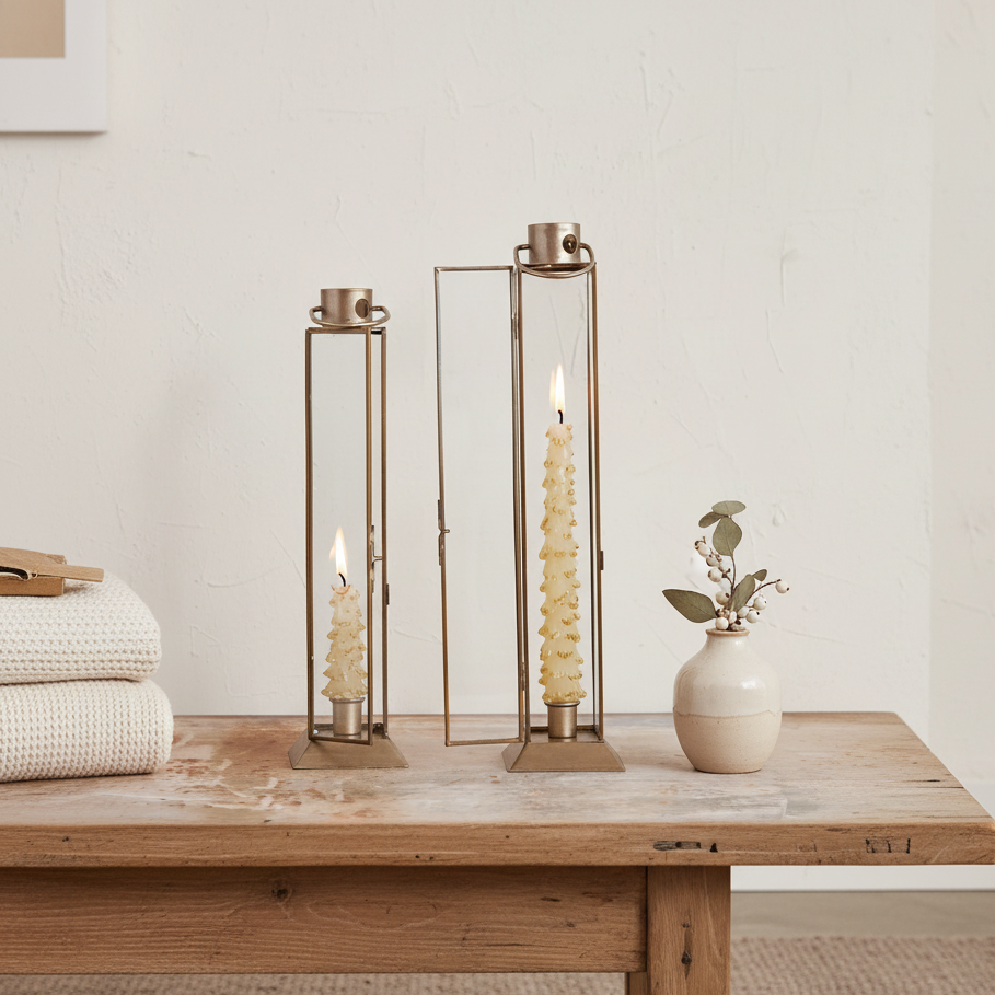 Lantern Taper Candle Holder